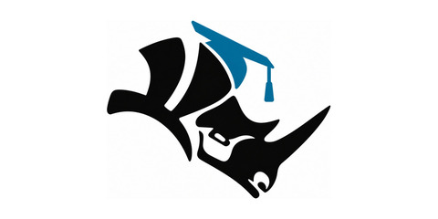 Rhino-Logo mit Doktorhut für EDU-Lizenzen